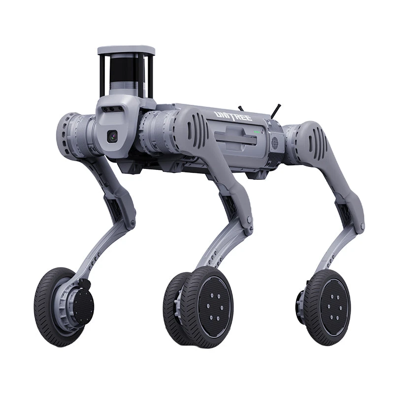 Unitree B2-W Wheeled Industrial-Grade Quadruped Robot Dog — complete product view
