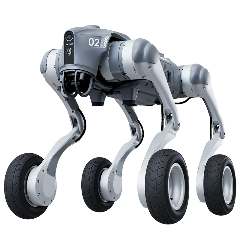 Unitree Go2-W Wheeled Robotic Dog — complete product view